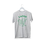 Later Gator - (Grey) Adult T-shirt