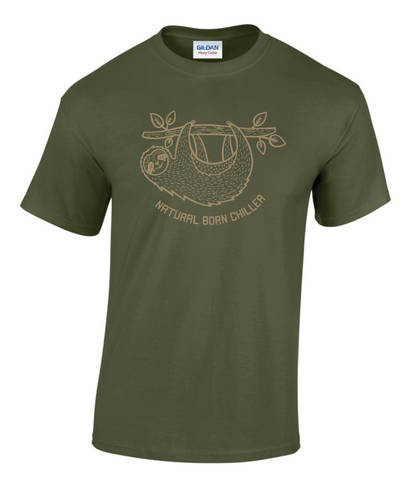 Natural Born Chiller T-Shirt (Forest Green) -  Youth